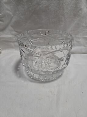 Noble Excellence Crystal Footed Bowl "Duchess Pattern" 4.5" X 5 3/4"